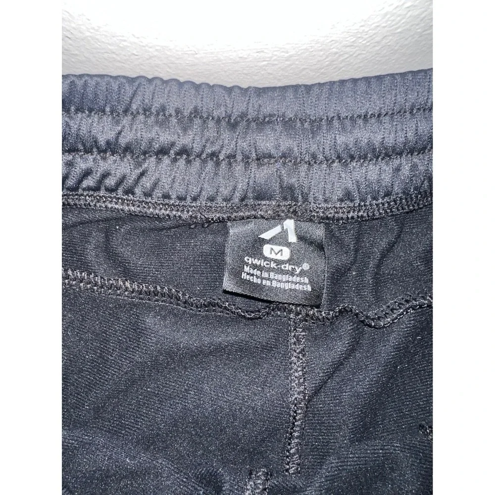 And1 Mens Qwick-Dry Activewear Track Pants Black Athletic Joggers Size Medium